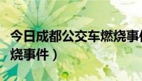 今日成都公交车燃烧事件视频（成都公交车燃烧事件）