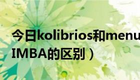 今日kolibrios和menuetos（请问KOTO和LIMBA的区别）