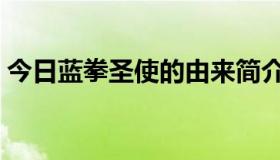 今日蓝拳圣使的由来简介（蓝拳圣使的由来）