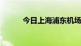 今日上海浦东机场停车怎么收费