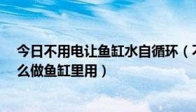 今日不用电让鱼缸水自循环（不用电 的自动循环水系统 怎么做鱼缸里用）