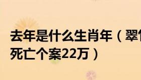 去年是什么生肖年（翠竹雨荷：重庆去年报告死亡个案22万）