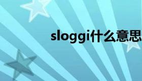 sloggi什么意思 什么叫slog