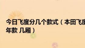 今日飞度分几个款式（本田飞度到底怎么分的啊怎样分的几年款 几厢）