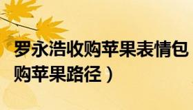 罗永浩收购苹果表情包（陶天梦：罗永浩谈收购苹果路径）