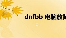 dnfbb 电脑放背包怎么放）