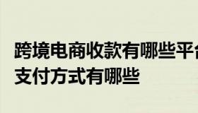 跨境电商收款有哪些平台（跨境电商的收款或支付方式有哪些