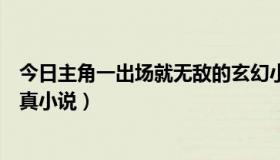 今日主角一出场就无敌的玄幻小说（主角一登场就无敌的修真小说）