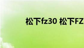 松下fz30 松下FZ30长焦相机）