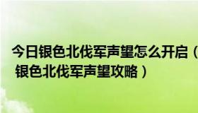 今日银色北伐军声望怎么开启（wow银色北伐军声望怎么刷 银色北伐军声望攻略）