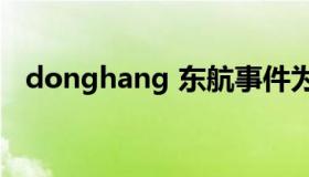 donghang 东航事件为什么不公布后续了