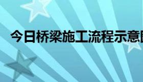 今日桥梁施工流程示意图（桥梁施工步骤）