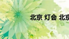 北京 灯会 北京灯会庙会