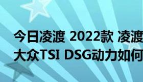 今日凌渡 2022款 凌渡l 280tsi dsg酷辣版（大众TSI DSG动力如何）