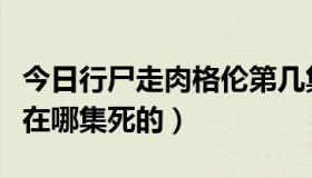 今日行尸走肉格伦第几集死的（行尸走肉格伦在哪集死的）