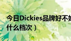 今日Dickies品牌好不好（DICKIES大概是个什么档次）