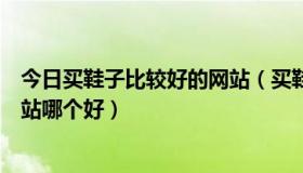 今日买鞋子比较好的网站（买鞋子哪个网站好网上买鞋的网站哪个好）