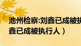 池州检察:刘鑫已成被执行人（池州检察：刘鑫已成被执行人）