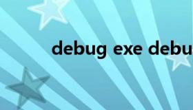 debug exe debug exe怎么样）