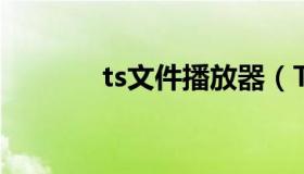 ts文件播放器（TS文件播放）