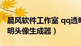 晨风软件工作室 qq透明皮肤修改器（晨风透明头像生成器）