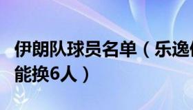 伊朗队球员名单（乐逸侃球：伊朗队为何单场能换6人）