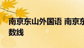 南京东山外国语 南京东山外国语学校录取分数线