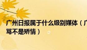 广州日报属于什么级别媒体（广州日报：媒体：过年调休被骂不是矫情）