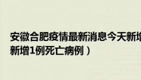 安徽合肥疫情最新消息今天新增（熊丙奇看教育：安徽昨日新增1例死亡病例）