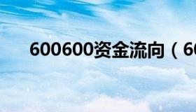 600600资金流向（600500资金流向）