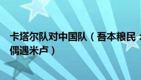 卡塔尔队对中国队（吾本粮民：中国球迷在卡塔尔开顺风车偶遇米卢）