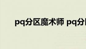 pq分区魔术师 pq分区魔术师8.0教程