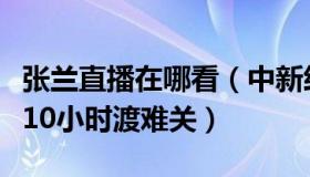 张兰直播在哪看（中新经纬：张兰称每天直播10小时渡难关）