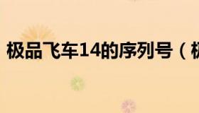 极品飞车14的序列号（极品飞车14所有车型