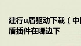 建行u盾驱动下载（中国建设银行网上银行u盾插件在哪边下