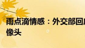 雨点滴情感：外交部回应英政府停用中国产摄像头