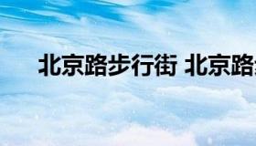 北京路步行街 北京路步行街停车攻略）