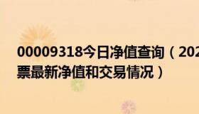 00009318今日净值查询（2022-12-07今日SH900926股票最新净值和交易情况）