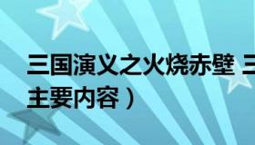 三国演义之火烧赤壁 三国演义之火烧赤壁的主要内容）