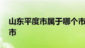 山东平度市属于哪个市 山东平度市属于什么市