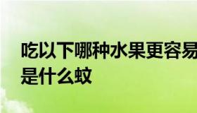 吃以下哪种水果更容易招蚊子 吃水果的蚊子是什么蚊