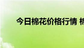 今日棉花价格行情 棉花价格走势图）