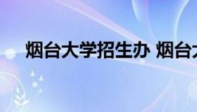 烟台大学招生办 烟台大学招生管理系统