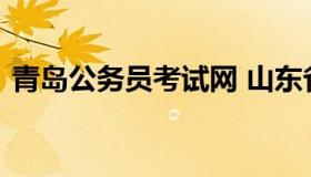 青岛公务员考试网 山东省公务员考试网官网