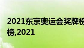 2021东京奥运会奖牌榜排名 东京奥运会奖牌榜,2021