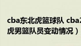 cba东北虎篮球队 cba2020一2021赛季东北虎男篮队员变动情况）