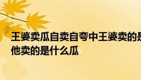 王婆卖瓜自卖自夸中王婆卖的是什么瓜 王婆卖瓜,自卖自夸,他卖的是什么瓜