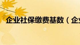 企业社保缴费基数（企业社保缴费怎么交）