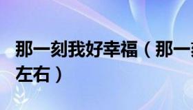 那一刻我好幸福（那一刻我好幸福作文500字左右）