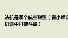 法航是哪个航空联盟（霍小姐谈古论今：法航机长副机长驾机途中打架斗殴）